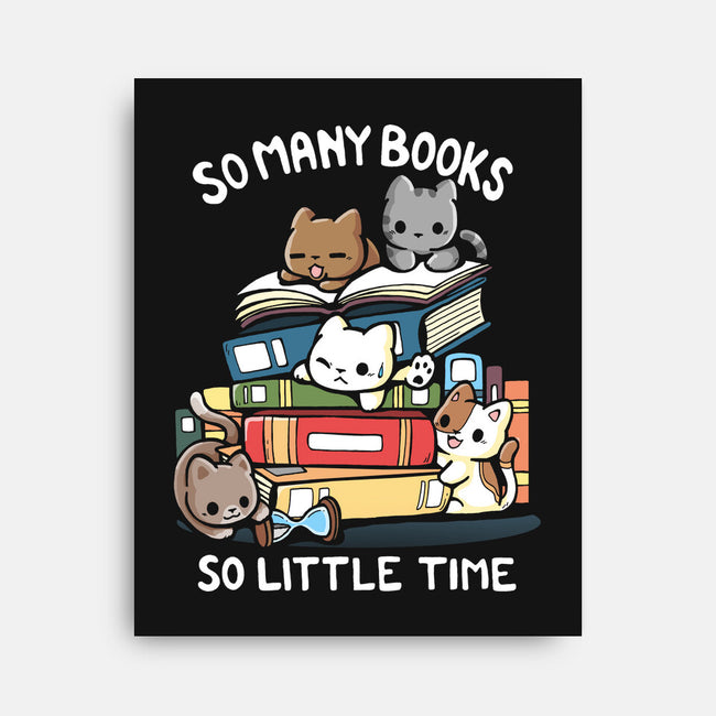 Too Many Books-None-Stretched-Canvas-Vallina84
