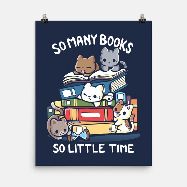 Too Many Books-None-Matte-Poster-Vallina84