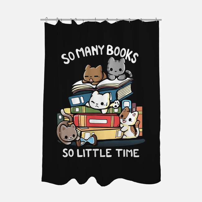 Too Many Books-None-Polyester-Shower Curtain-Vallina84