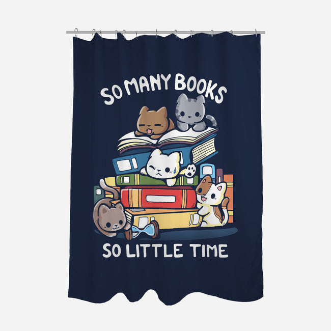Too Many Books-None-Polyester-Shower Curtain-Vallina84