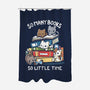 Too Many Books-None-Polyester-Shower Curtain-Vallina84
