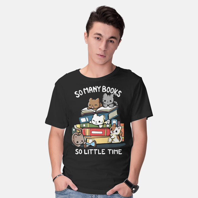 Too Many Books-Mens-Basic-Tee-Vallina84