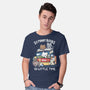 Too Many Books-Mens-Basic-Tee-Vallina84