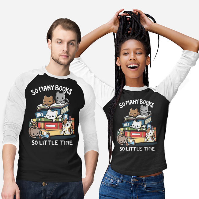 Too Many Books-Unisex-Baseball-Tee-Vallina84