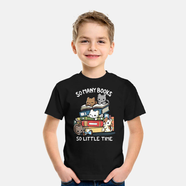 Too Many Books-Youth-Basic-Tee-Vallina84