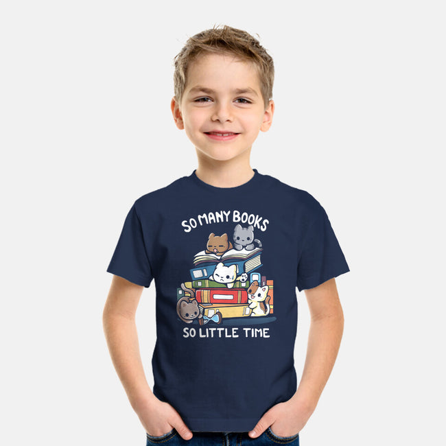 Too Many Books-Youth-Basic-Tee-Vallina84