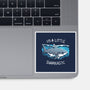 Sharkastic-None-Glossy-Sticker-Vallina84