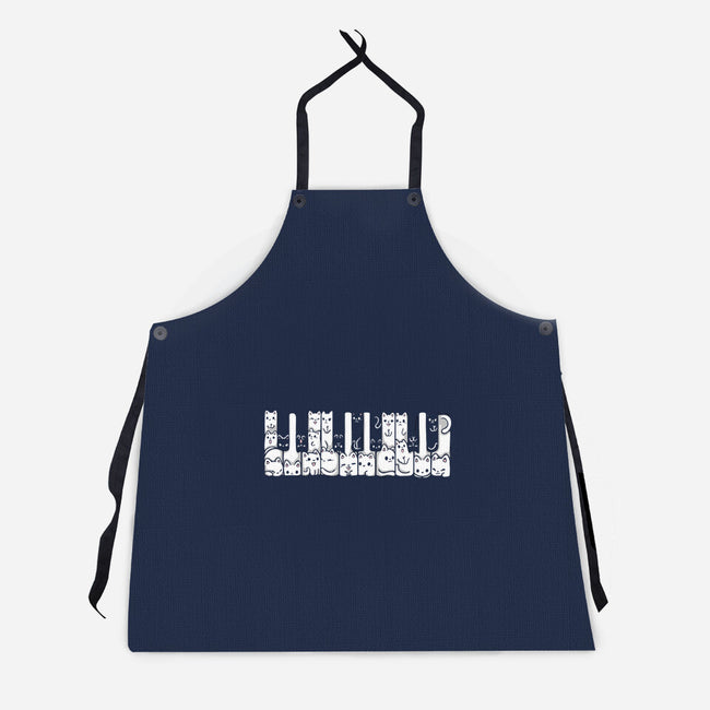 Kitten Piano-Unisex-Kitchen-Apron-Vallina84