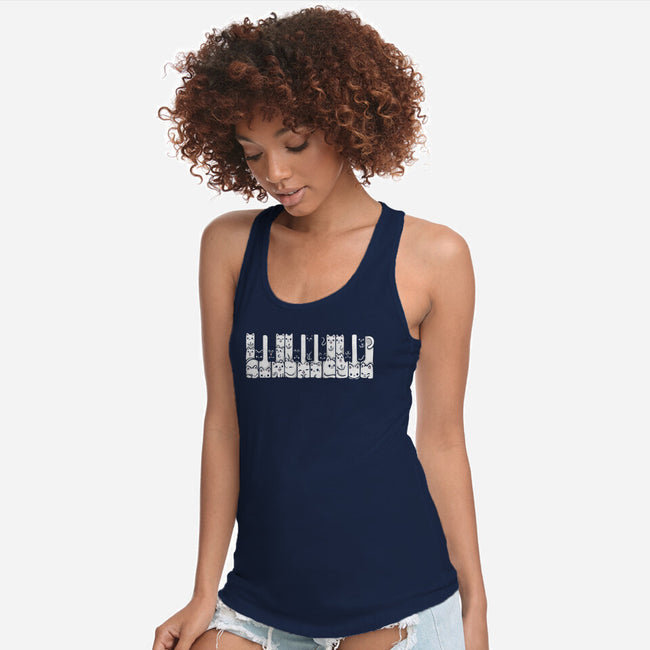 Kitten Piano-Womens-Racerback-Tank-Vallina84
