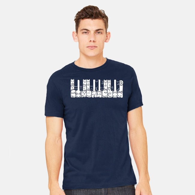 Kitten Piano-Mens-Heavyweight-Tee-Vallina84