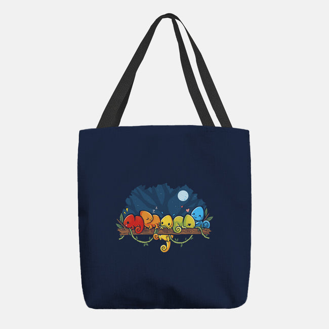 Chameleon Rainbow-None-Basic Tote-Bag-Vallina84