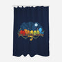 Chameleon Rainbow-None-Polyester-Shower Curtain-Vallina84
