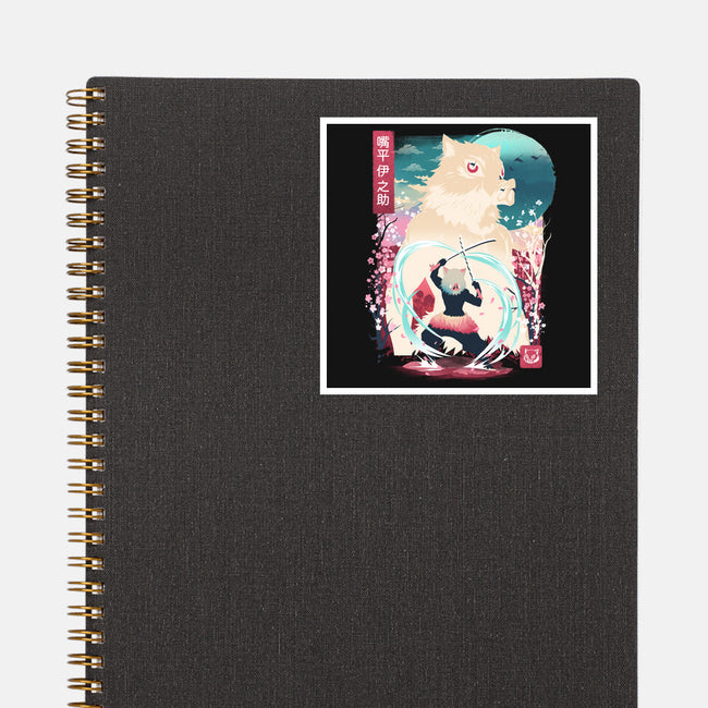 Beast Breathing Landscape-None-Glossy-Sticker-dandingeroz