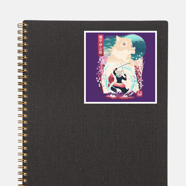 Beast Breathing Landscape-None-Glossy-Sticker-dandingeroz