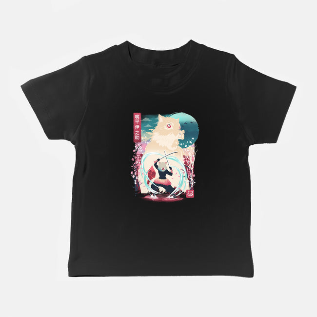 Beast Breathing Landscape-Baby-Basic-Tee-dandingeroz