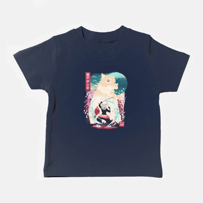 Beast Breathing Landscape-Baby-Basic-Tee-dandingeroz