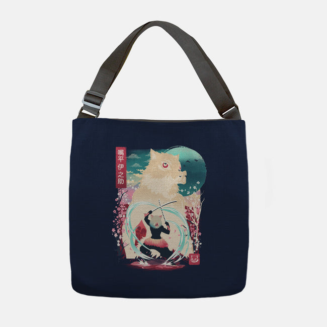 Beast Breathing Landscape-None-Adjustable Tote-Bag-dandingeroz