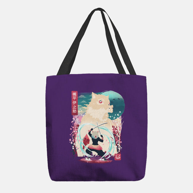 Beast Breathing Landscape-None-Basic Tote-Bag-dandingeroz