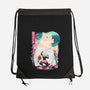 Beast Breathing Landscape-None-Drawstring-Bag-dandingeroz