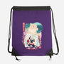 Beast Breathing Landscape-None-Drawstring-Bag-dandingeroz