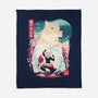 Beast Breathing Landscape-None-Fleece-Blanket-dandingeroz