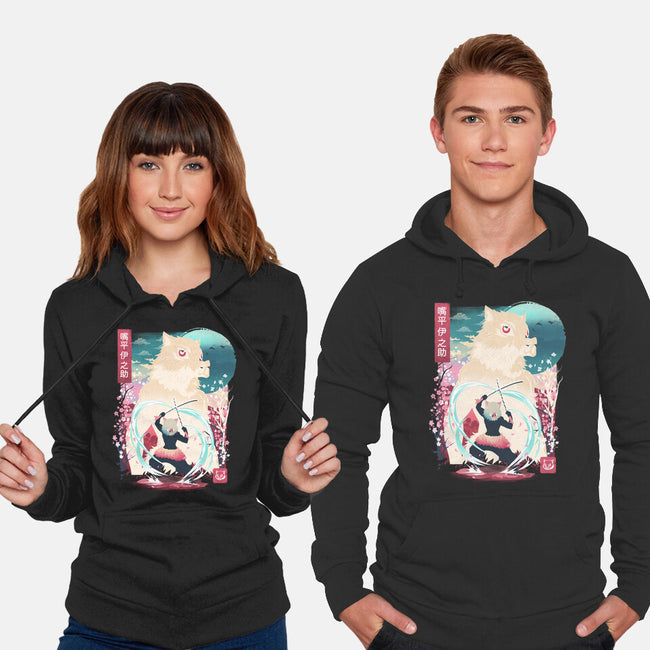 Beast Breathing Landscape-Unisex-Pullover-Sweatshirt-dandingeroz