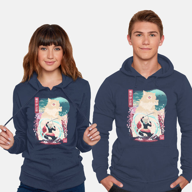Beast Breathing Landscape-Unisex-Pullover-Sweatshirt-dandingeroz