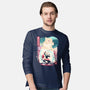Beast Breathing Landscape-Mens-Long Sleeved-Tee-dandingeroz