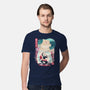 Beast Breathing Landscape-Mens-Premium-Tee-dandingeroz