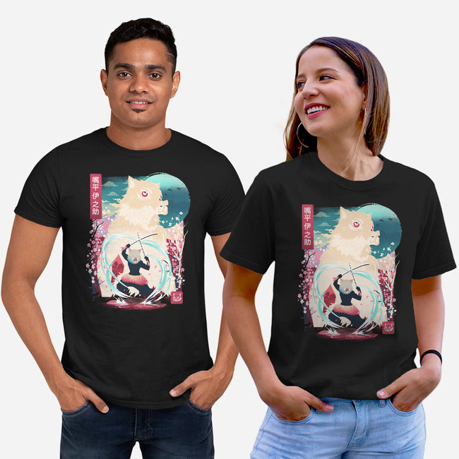 Beast Breathing Landscape-Unisex-Basic-Tee-dandingeroz
