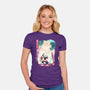 Beast Breathing Landscape-Womens-Fitted-Tee-dandingeroz