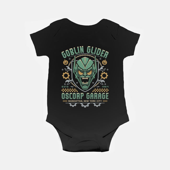 Goblin Glider Garage Crest-Baby-Basic-Onesie-LAGELANTEE