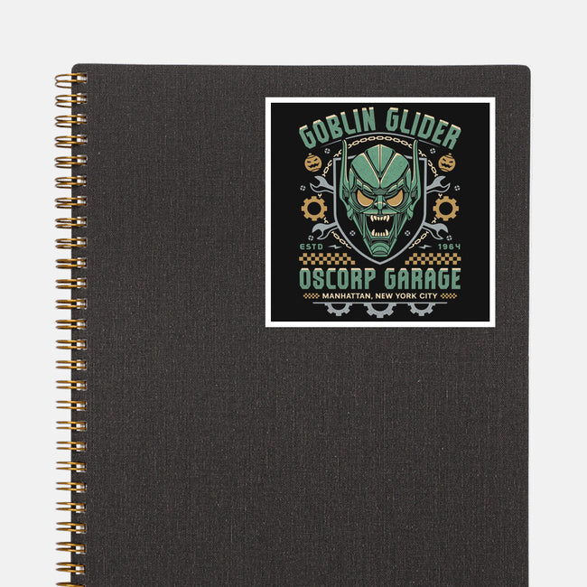 Goblin Glider Garage Crest-None-Glossy-Sticker-LAGELANTEE