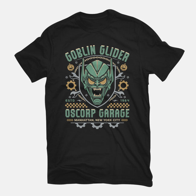Goblin Glider Garage Crest-Mens-Basic-Tee-LAGELANTEE