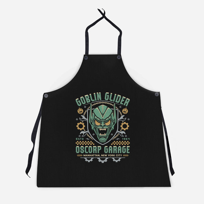 Goblin Glider Garage Crest-Unisex-Kitchen-Apron-LAGELANTEE