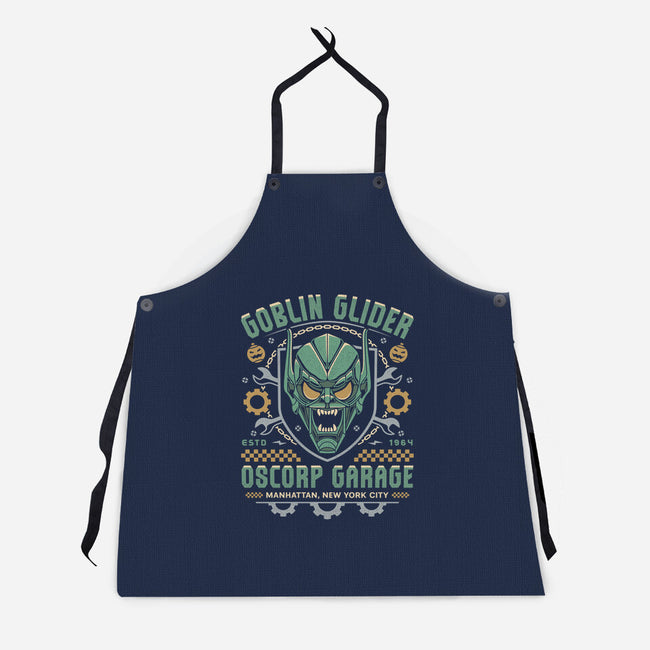 Goblin Glider Garage Crest-Unisex-Kitchen-Apron-LAGELANTEE