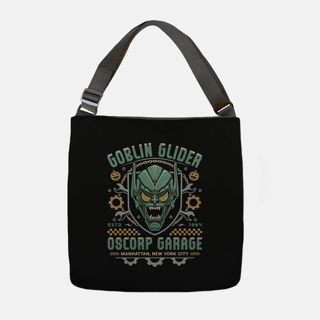 Goblin Glider Garage Crest-None-Adjustable Tote-Bag-LAGELANTEE