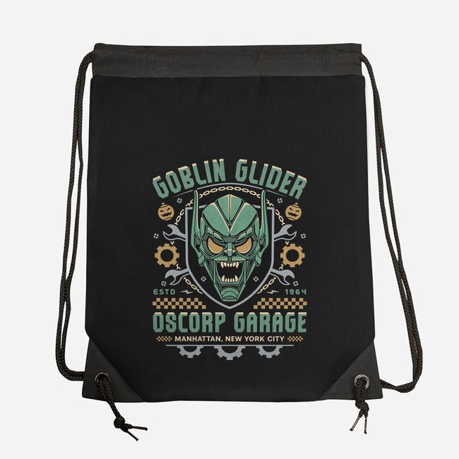 Goblin Glider Garage Crest-None-Drawstring-Bag-LAGELANTEE