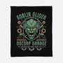 Goblin Glider Garage Crest-None-Fleece-Blanket-LAGELANTEE