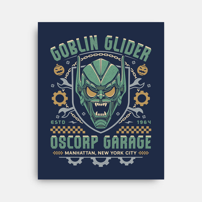 Goblin Glider Garage Crest-None-Stretched-Canvas-LAGELANTEE