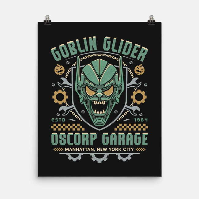 Goblin Glider Garage Crest-None-Matte-Poster-LAGELANTEE