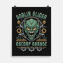 Goblin Glider Garage Crest-None-Matte-Poster-LAGELANTEE