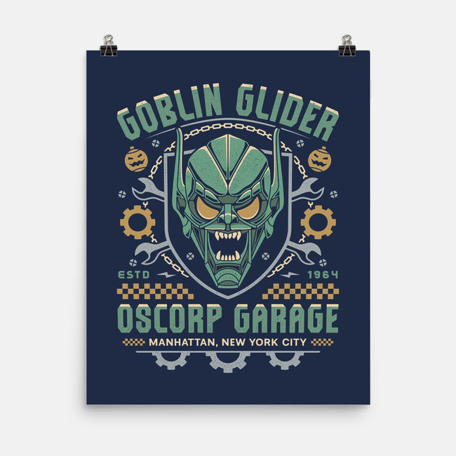Goblin Glider Garage Crest-None-Matte-Poster-LAGELANTEE