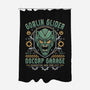 Goblin Glider Garage Crest-None-Polyester-Shower Curtain-LAGELANTEE
