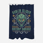 Goblin Glider Garage Crest-None-Polyester-Shower Curtain-LAGELANTEE