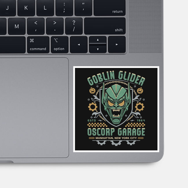 Goblin Glider Garage Crest-None-Glossy-Sticker-LAGELANTEE