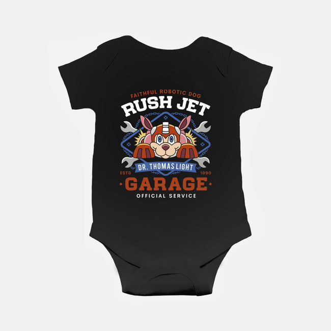 Dr Thomas Light Garage-Baby-Basic-Onesie-LAGELANTEE