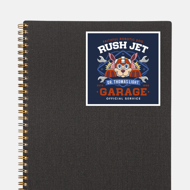 Dr Thomas Light Garage-None-Glossy-Sticker-LAGELANTEE