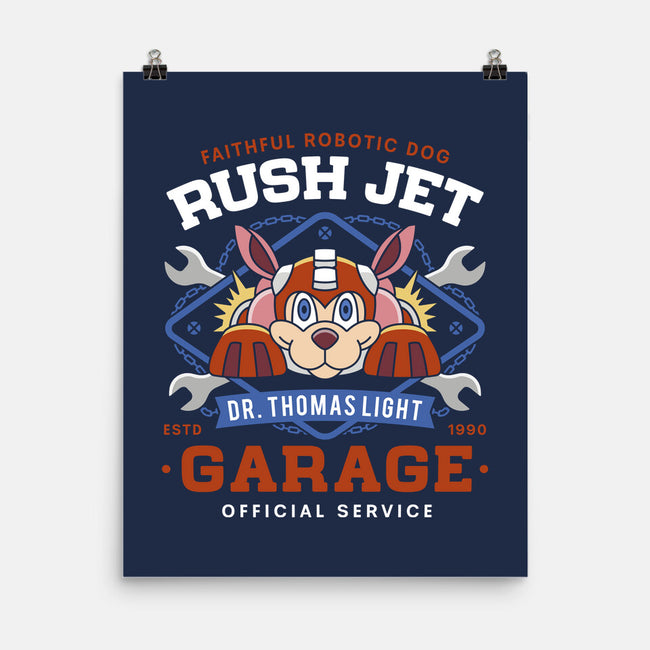 Dr Thomas Light Garage-None-Matte-Poster-LAGELANTEE