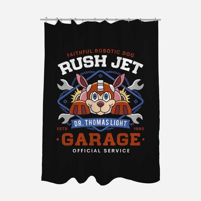 Dr Thomas Light Garage-None-Polyester-Shower Curtain-LAGELANTEE
